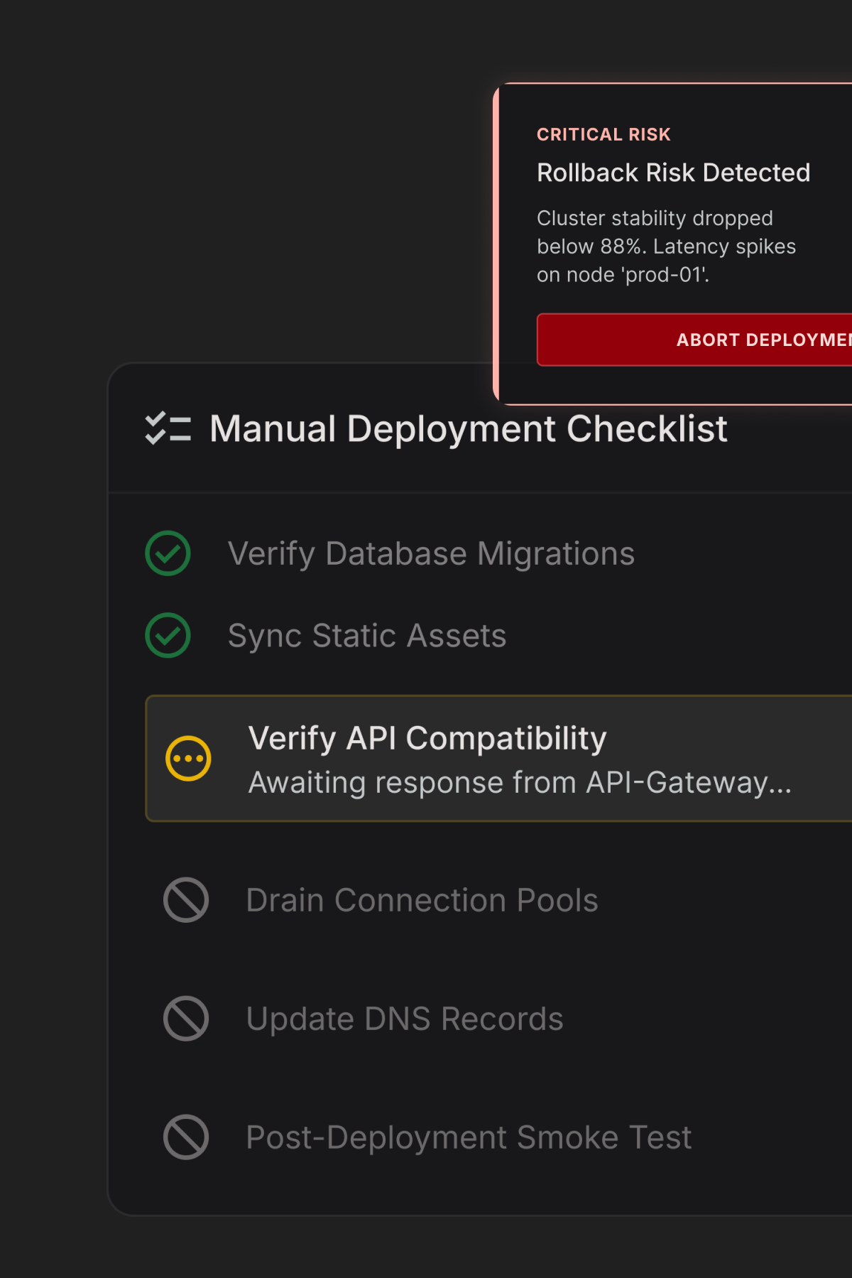 Devpilot: Pre-flight checks and traffic shaping